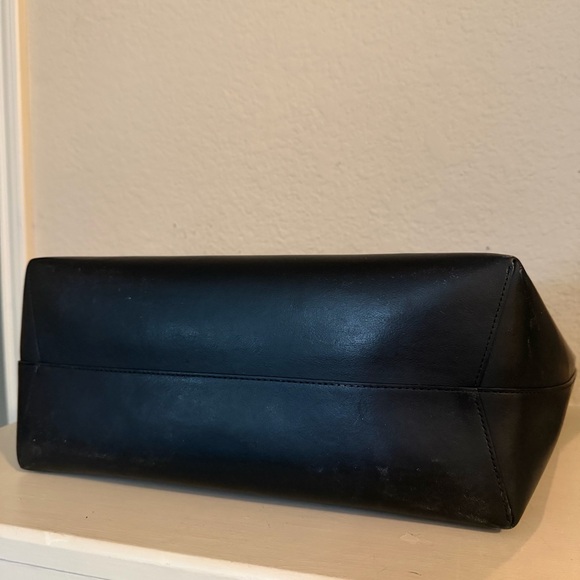 Mansur Gavriel Black Leather Large Tote/ Handbag - Picture 6 of 12